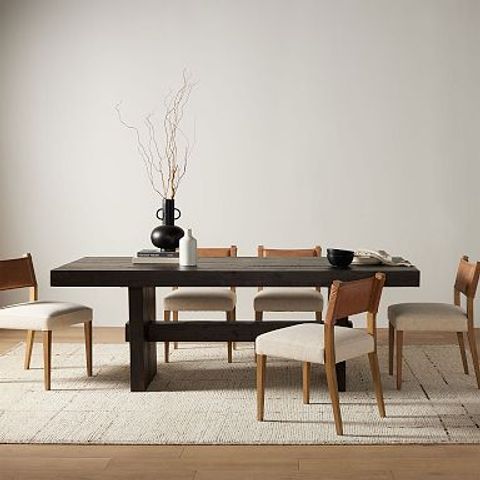 Dining Room Tables Seat 12 inside Eastwood Rectangle Dining Table, Walnut